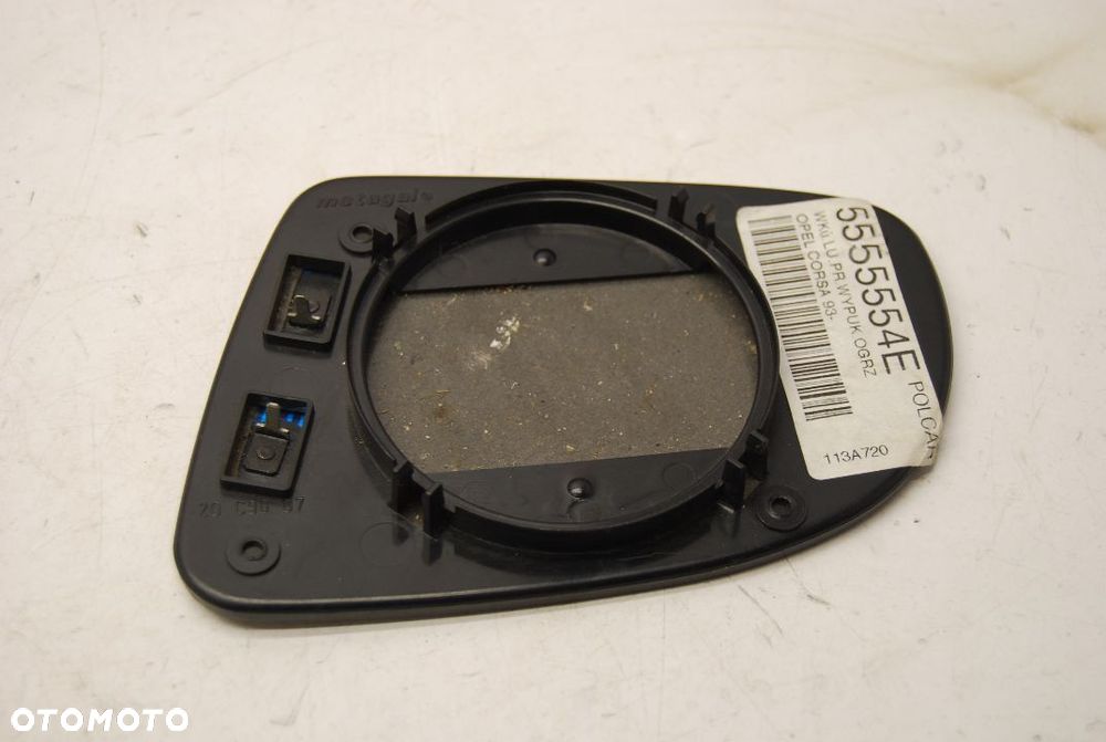 WKŁAD LUSTERKA PRAWY OGRZEWANY NOWY OPEL CORSA B 93-00 COMBO - 2