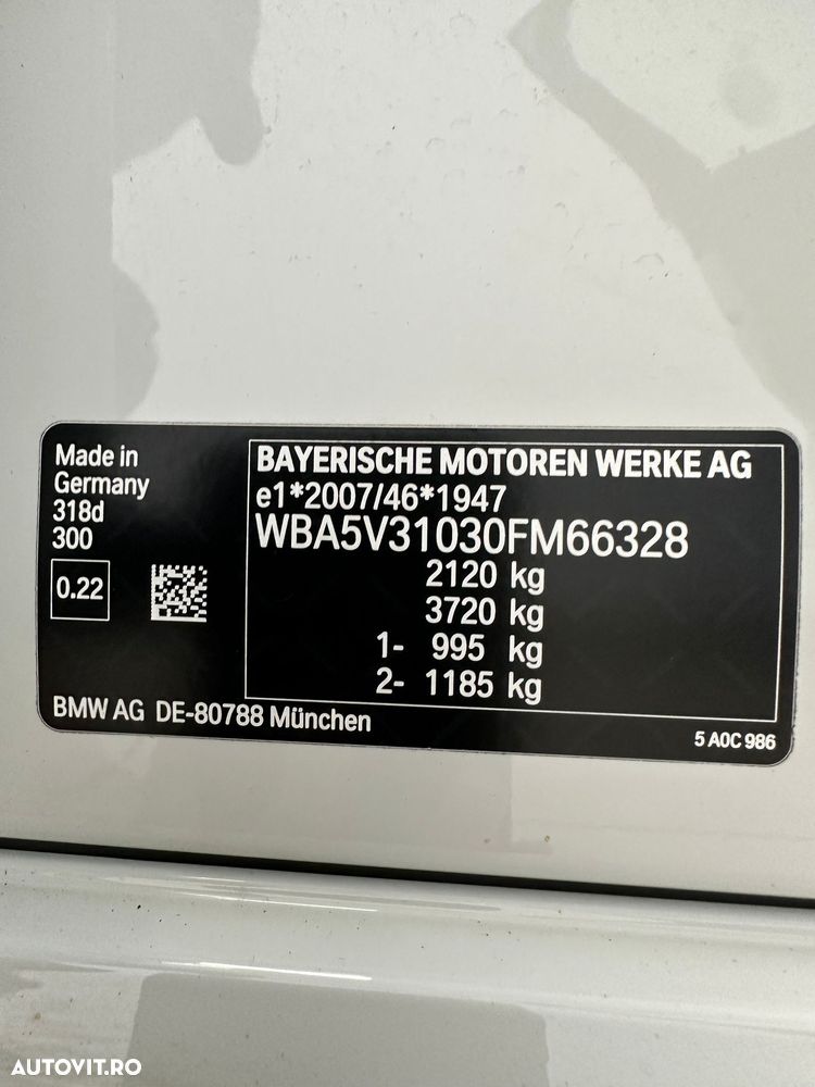 BMW Seria 3 318d Touring Aut. Sport Line - 14