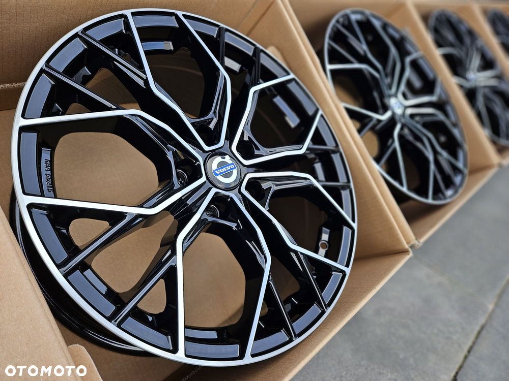 VOLVO 18 Nowe 5x108 S60 V60 S90 V90 S80 V70 XC60 XC40 V40 Felgi Czarne - 1