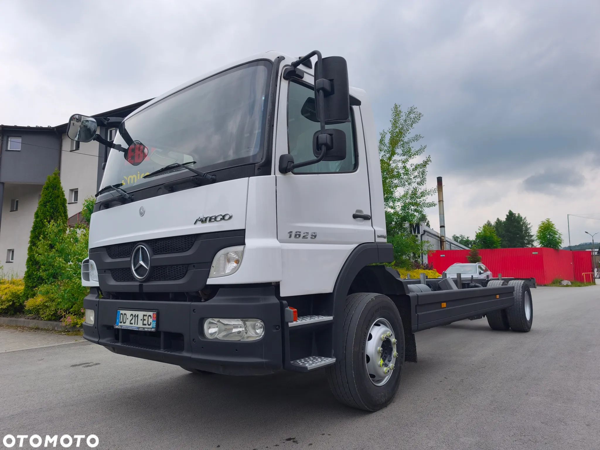 Mercedes-Benz Atego 1629  rama do zabudowy poduszka obsługa silnika - 1