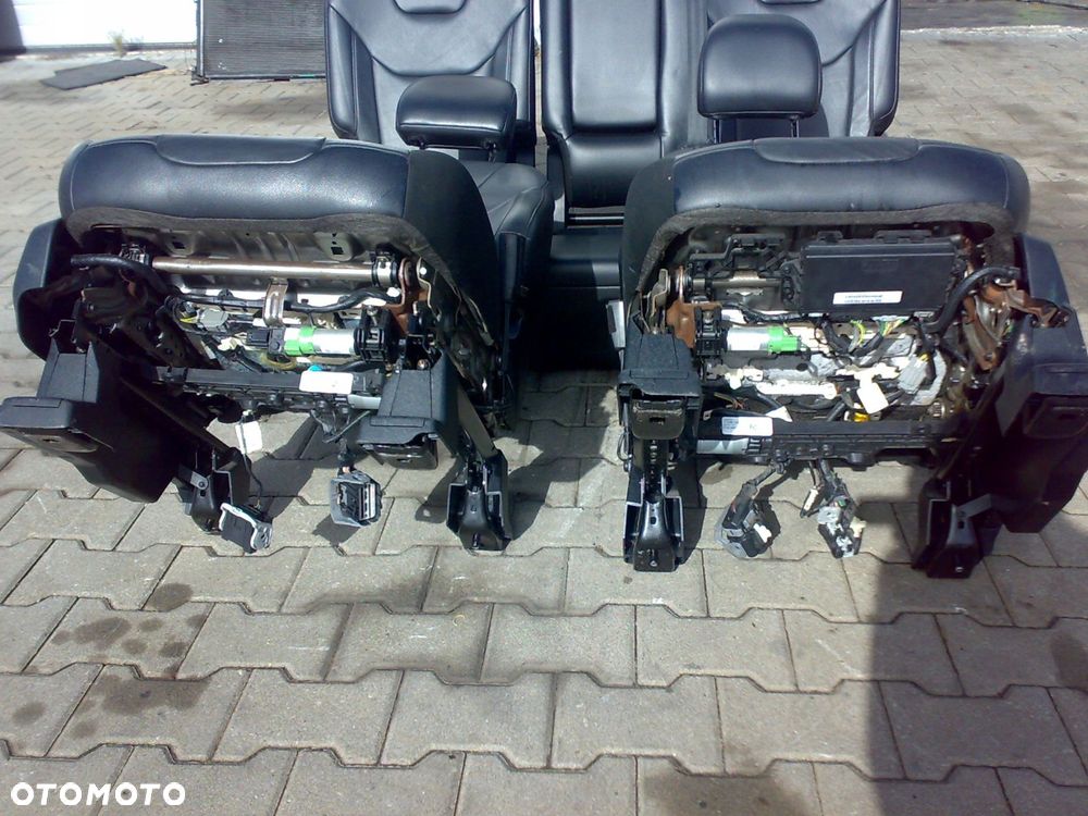 ford edge mk2 2015 - fotel fotele kanapa czarna skóra elektryczne grzane - 7