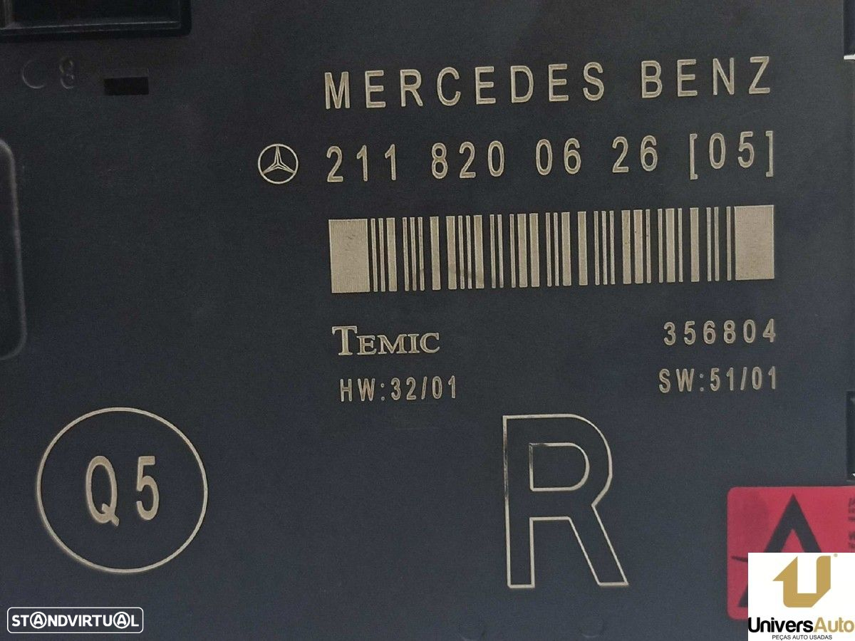 CENTRALINA/BOMBA FECHO CENTRAL MERCEDES CLASE E (W211) BERLINA E 270 CDI (211.01... - 7