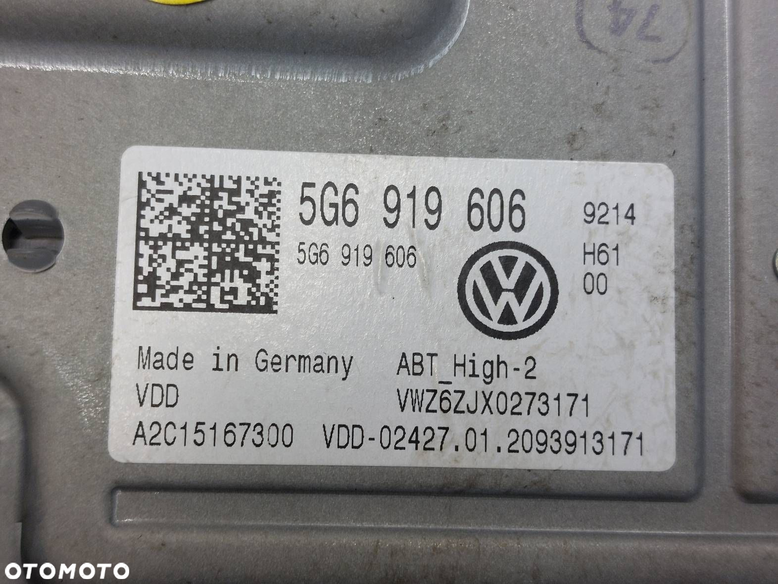 RADIO ODTWARZACZ VOLKSWAGEN PASSAT B8 LIFT 5G6919606 - 5