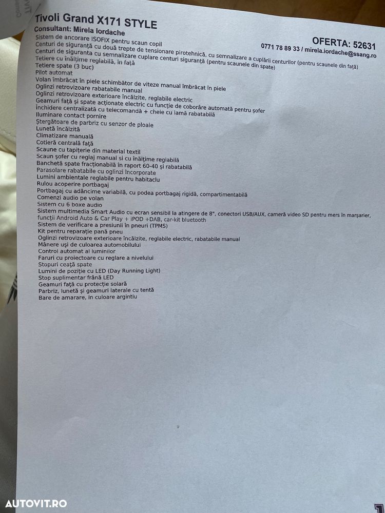 SsangYong Tivoli Grand 1.5 T-GDI STYLE - 10