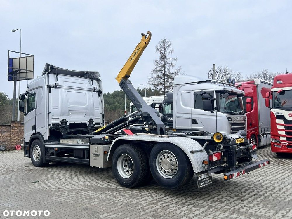 Scania r450 hakowiec palfinger 6x2/4 z Niemiec Cały na poduszce 2019 - 12