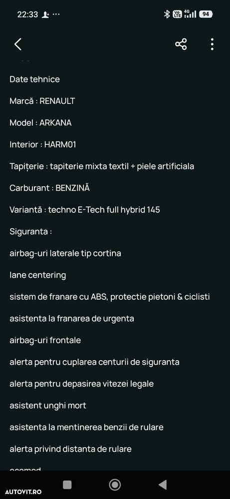 Renault Arkana E-TECH 145 Techno - 9
