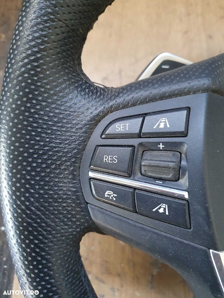 Volan sport cu vibratii,padele,asistenta banda bmw x3 f25,x4 f26 - 2