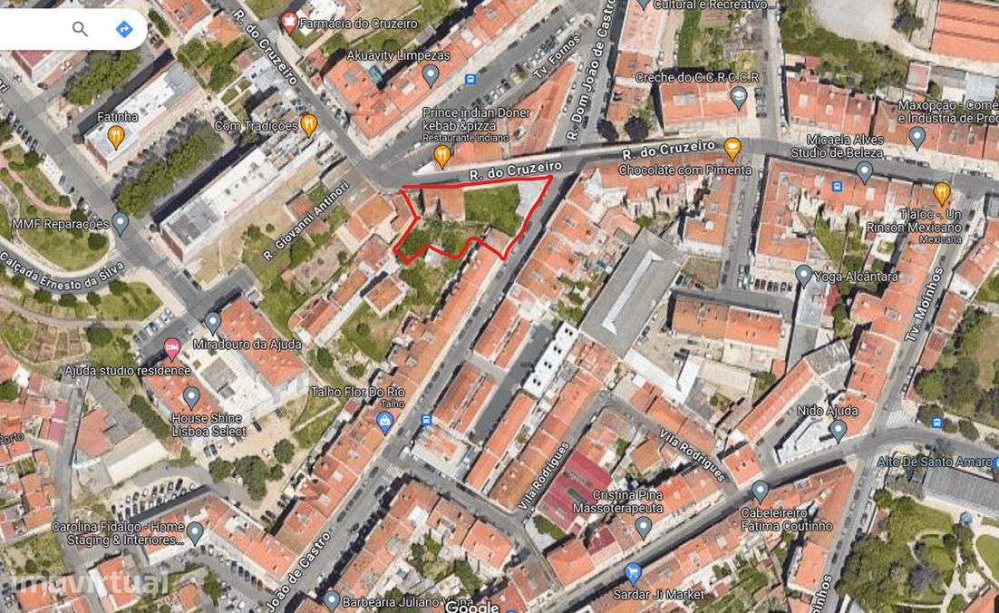 Terreno Urbano 1222 m2, Ajuda, Lisboa - Grande imagem: 5/7