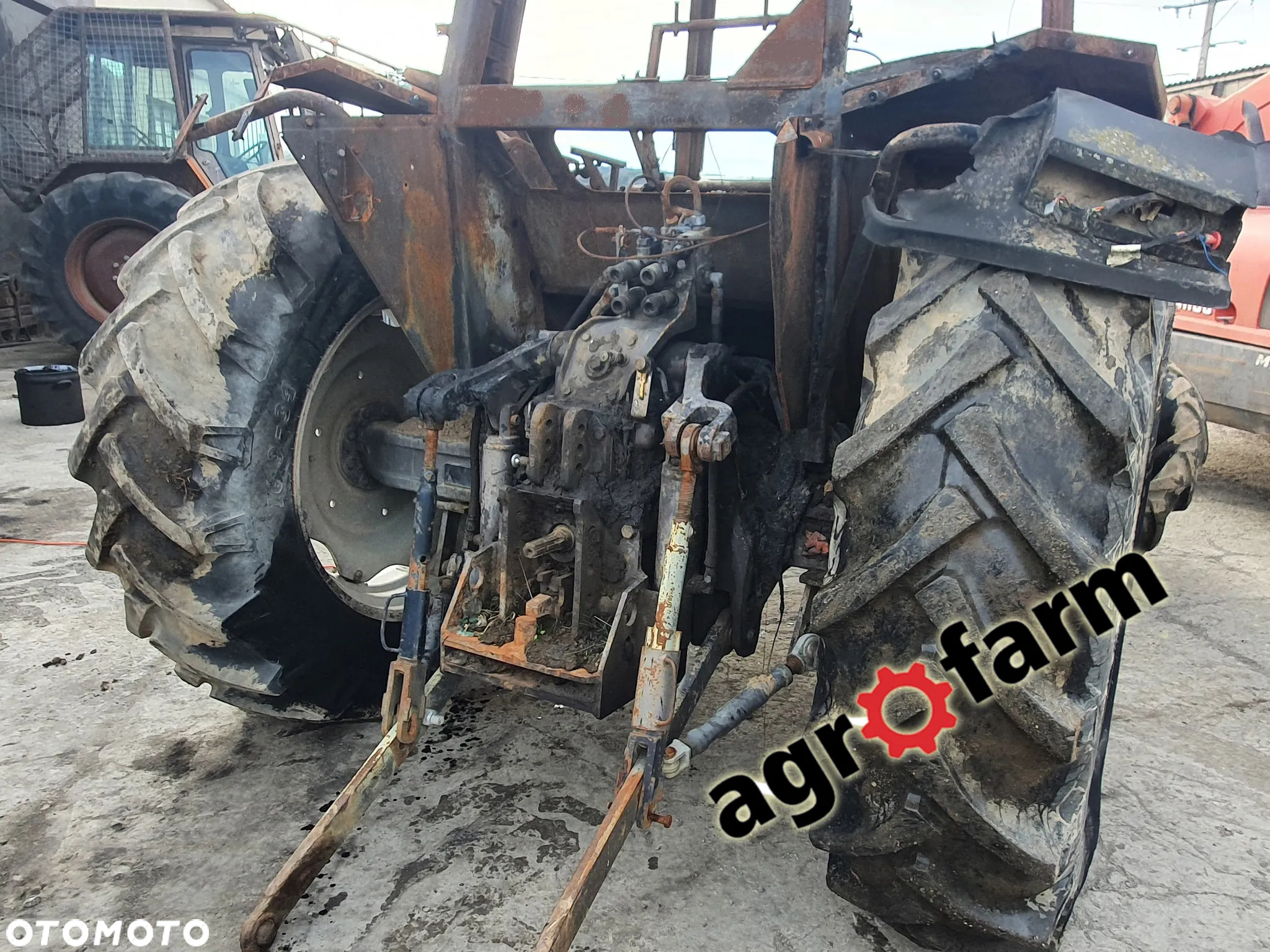 Massey Ferguson 6140 6130 skrzynia most zwolnica silnik wał zwrotnica - 2