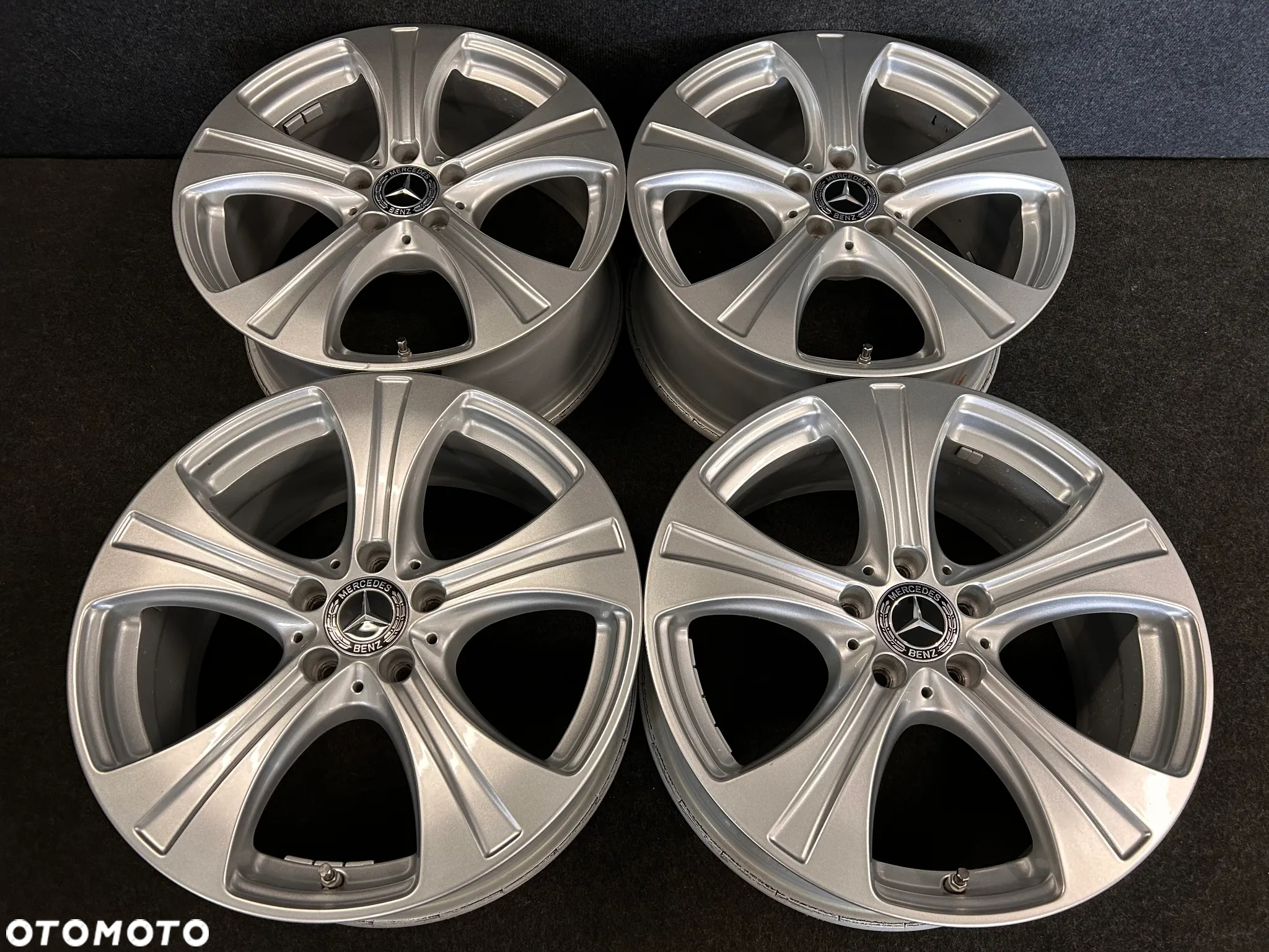 Alufelgi Mercedes GLC X253, GLA, C-Klasa W205, E-Klasa W213, W212 18 cali 5x112 4szt. Ładne z czujnikami! - 4