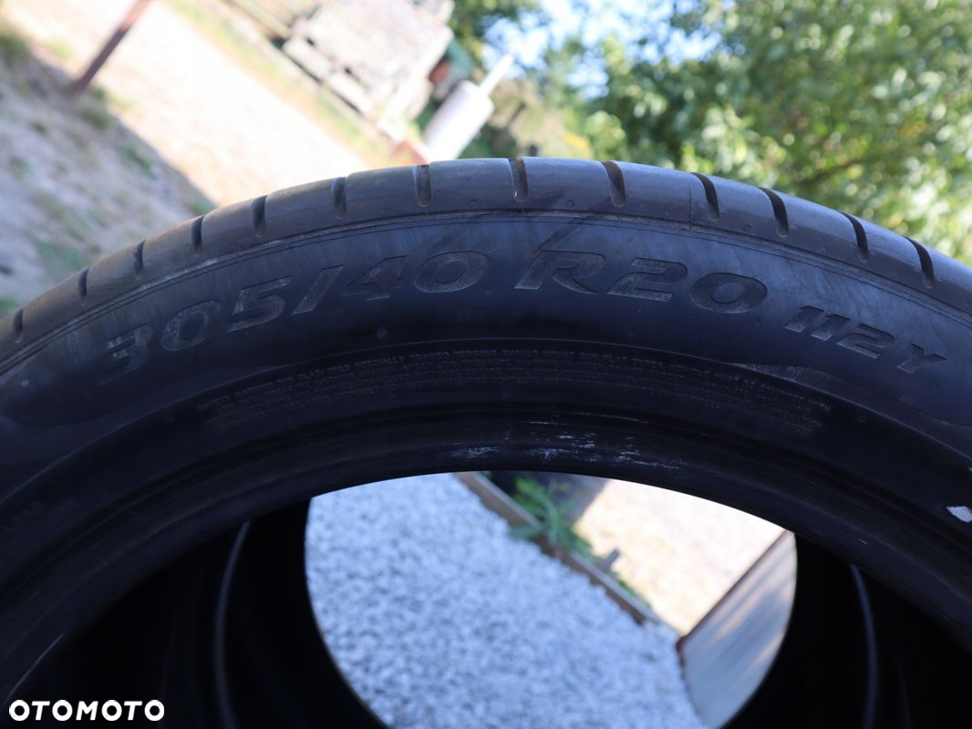 Opony Pirelli P Zero 305/40R20 112 Y run flat XL 2022r 2023r 6,18mm 5,80mm - 5