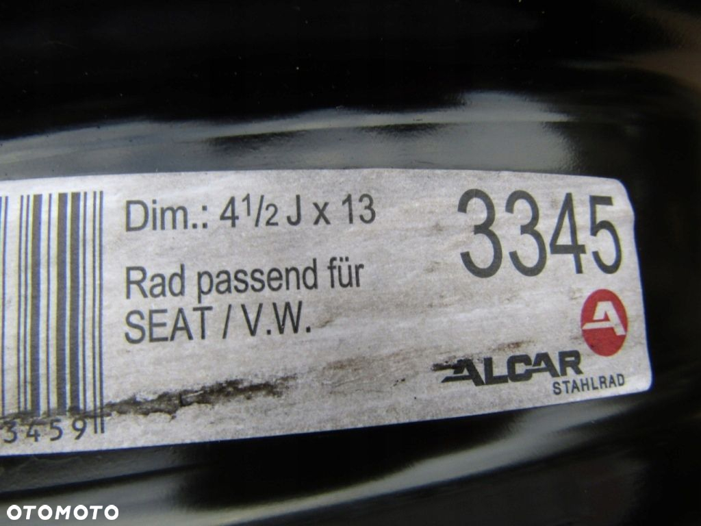 4x Felgi 13 VW Polo III Lupo Golf I II Seat Arosa 4,5j 4x100 ET35 - 15