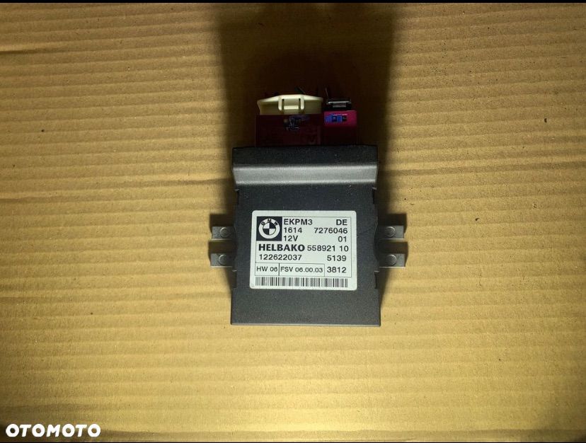 7276046 moduł sterownik pompy paliwa bmw 3 e90 e91 1 e87 e81 x5 e70 x6 e71 - 1