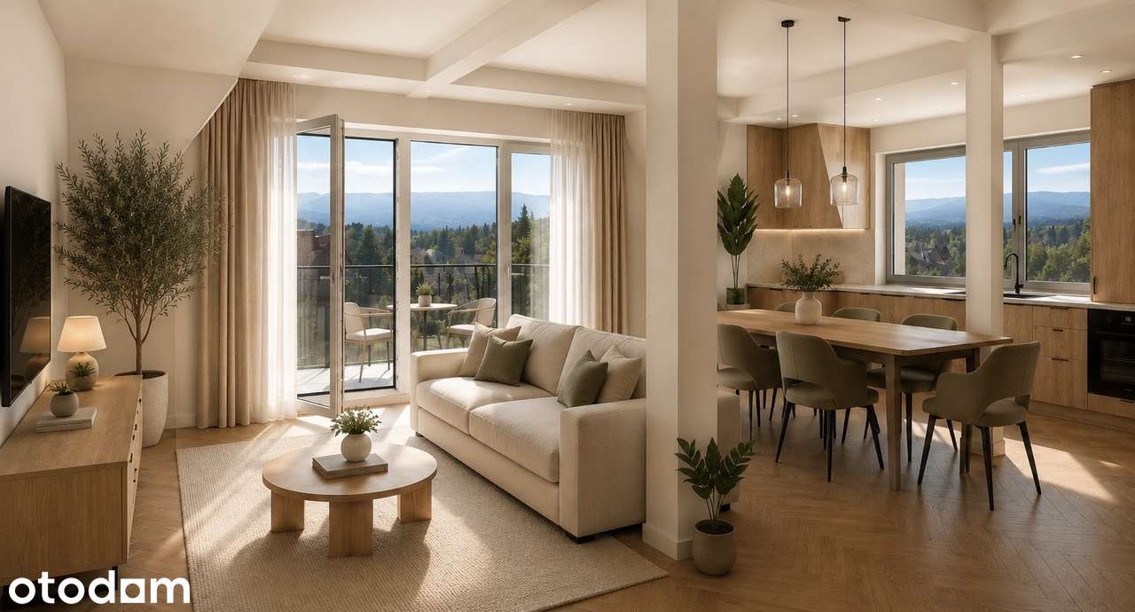 Apartament 75 m² | widok na góry, 2 sypialnie | 2025, Szklarska Poręba - Pełny obrazek: 2/6