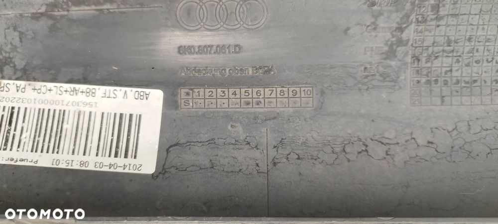 maska błotnik pas przedni audi a4 b8 lift - 10
