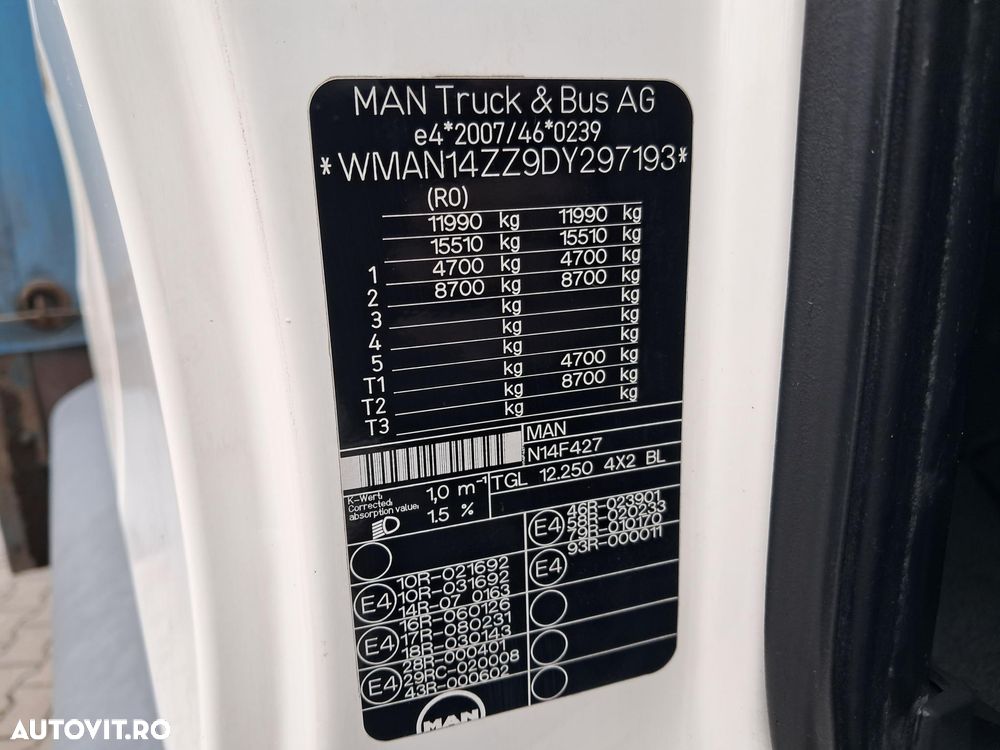 MAN TGL 12.250 MANUAL EURO 5 - 36