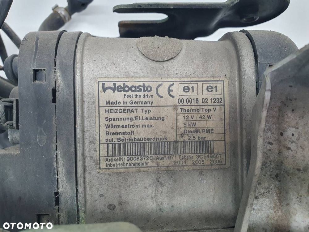 WEBASTO OGRZEWANIE POSTOJOWE VW TOURAN 1 I 1K0815065R ORYGINIAŁ KOMLETNE - 2