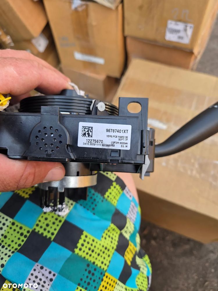 Przełącznik Manetka Włącznik Świateł Peugeot 206+ Citroën Xsara Picasso 96787401XT - 8