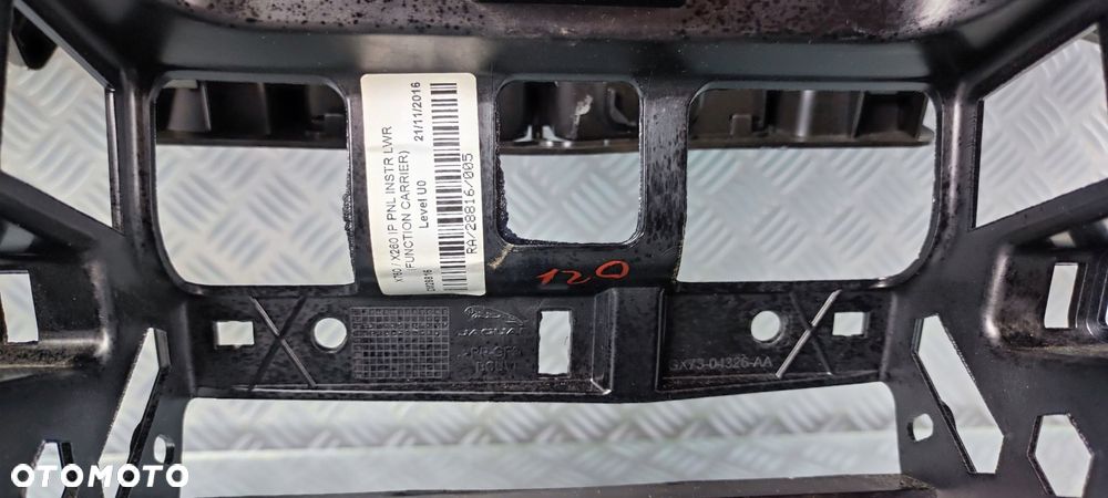 deska rozdzielcza kokpit poduszki airbag pasy skóra JAGUAR XF II 2 X260 EU - 9