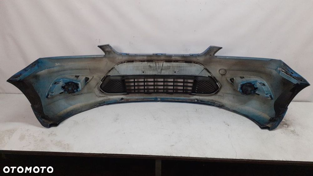 ^ ZDERZAK PRZEDNI FORD FOCUS MK2 II LIFT ST RS SPORT + HALOGENY G3 NIEBIESKI - 5