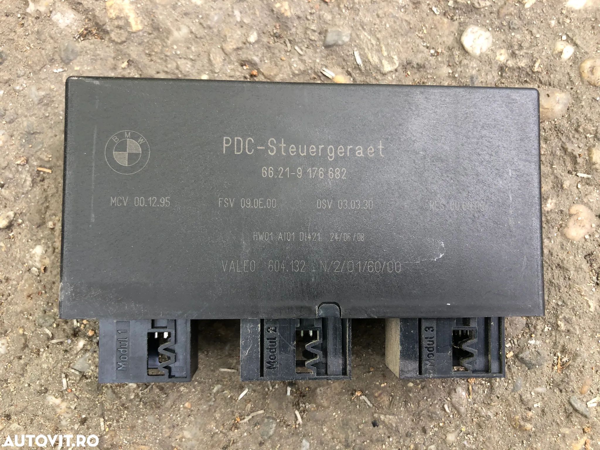 Modul senzori parcare PDC fata+spate si camera Bmw X5 E70 2008 - 1