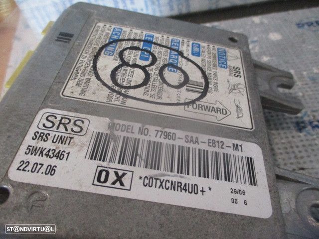 Kit Airbags 778508AA  77800SAAG82 77960SAAE812M1  0434094  1029153 HONDA JAZZ 1 FASE 2 2007 1.4I 85CV 5P CINZENTO SEM TABLIER - 15