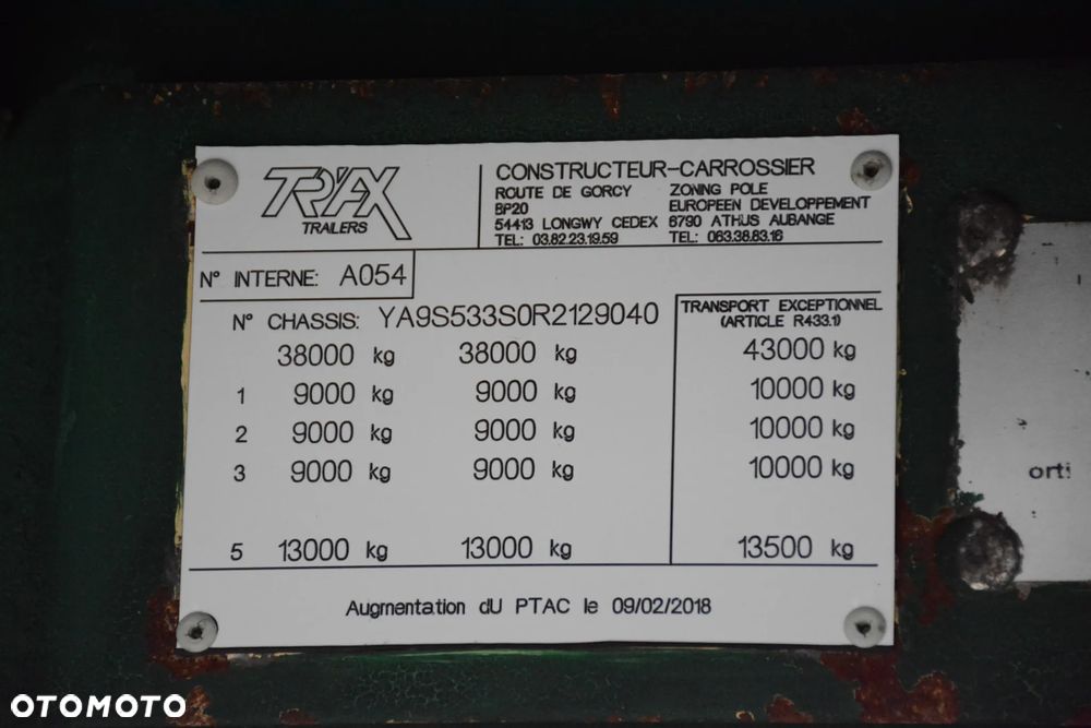 Trax 2002r / Rozsuwana / Niska waga / Wciągarka / Bardzo dobry stan - 22