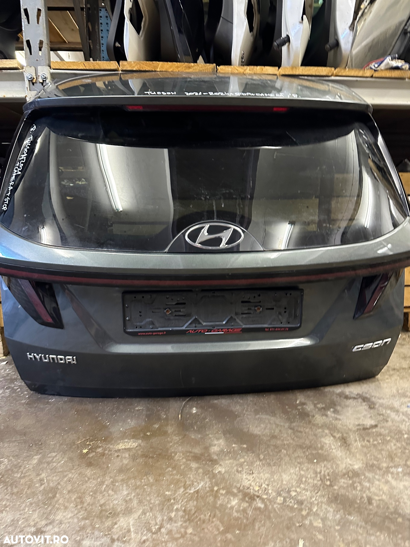 Haion HYUNDAI TUCSON an 2021 complet cu camera, ornamente, stop, stergator - 4