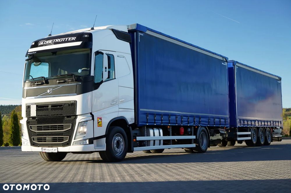 Volvo FH 500 / TANDEM PRZEJAZDOWY 120 M3 / WINDA / KLIMATYZACJA POSTOJOWA / + FRUEHAUF / OŚ PODNOSZONA / SAF / MOCNA PODŁOGA - 1
