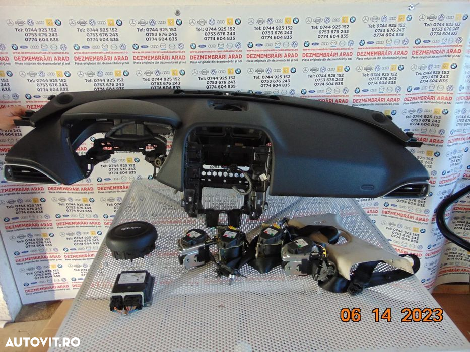 Plansa Bord Jaguar F Pace airbag sofer pasager centuri modul airbag-ur - 8