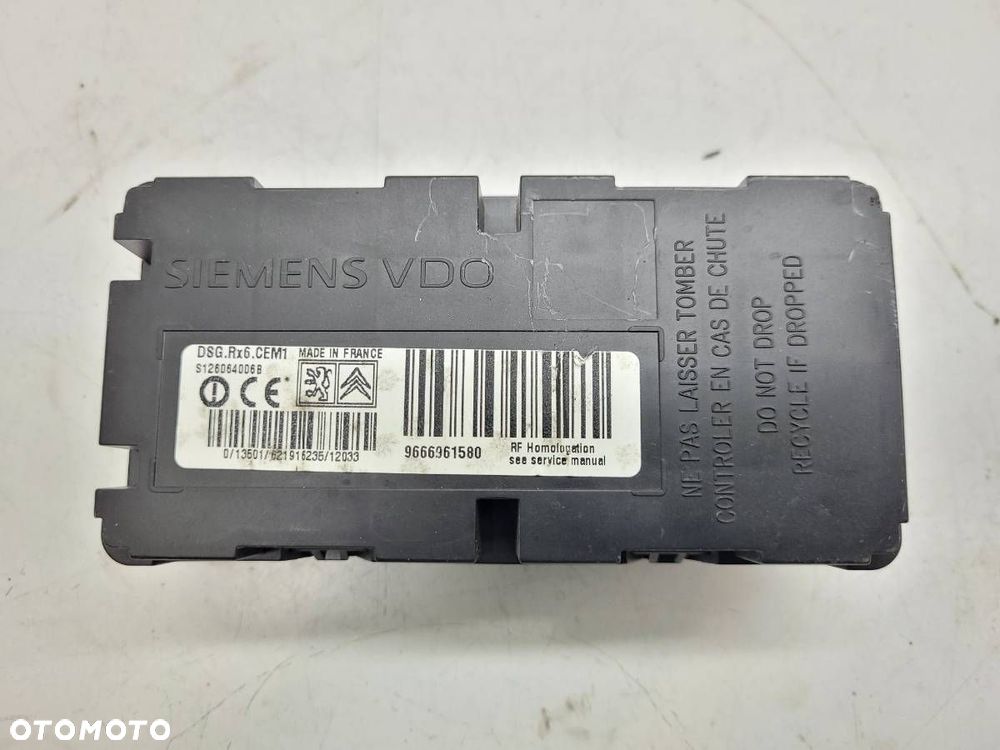 MODUŁ STEROWNIK CIŚNIENIA W OPONACH PEUGEOT 508 I 9666961580 - 1