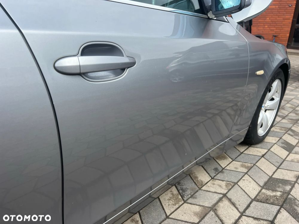 BMW E60 DRZWI PRZÓD PRAWE SILBERGRAU - 3