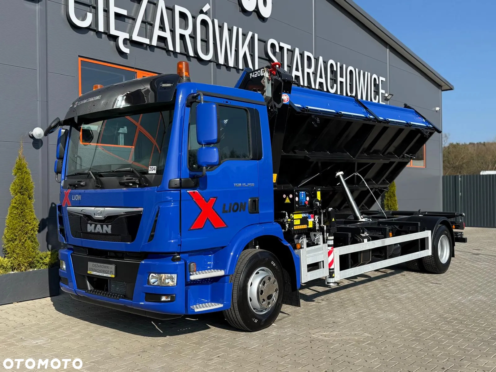 MAN TGM TGL 15.250 / E6 / wywrotka 3-S + HMF żuraw z pilotem / HDS dzwig kran crane kiper kipper - 25