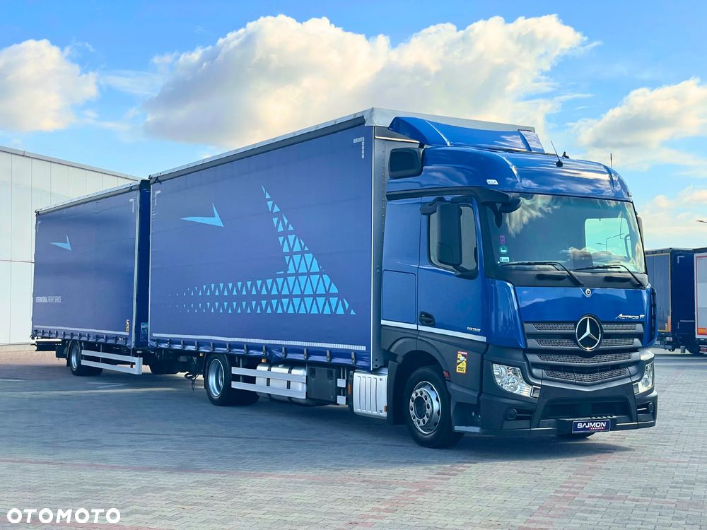 Mercedes-Benz ACTROS F 1836 / ZESTAW TANDEM 120 M3 / PRZEJAZDOWY / 7,75 M + 7,75 M / SALON PL - 3