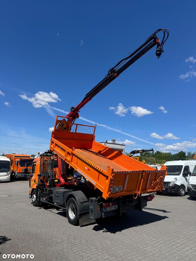 Renault Midlum 240DXi Wywrotka 3str HDS Fassi SPECJALNY Czołownica Solarka Piaskarka - 11