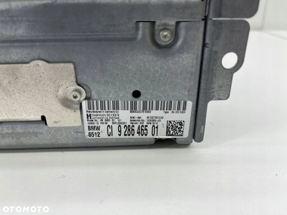 BMW F30 F31 RADIO CZYTNIK NAWIGACJA 9286465 - 3