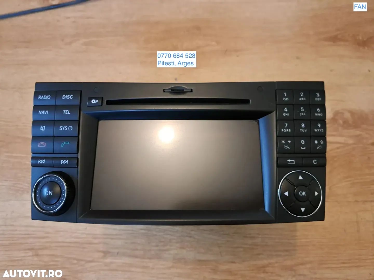 Sistem de navigatie prin satelit radio cd player comanda APS NTG 2/2.5 pentru E-cl W211 CLS W219 SLK R171 CLK W209 - 1