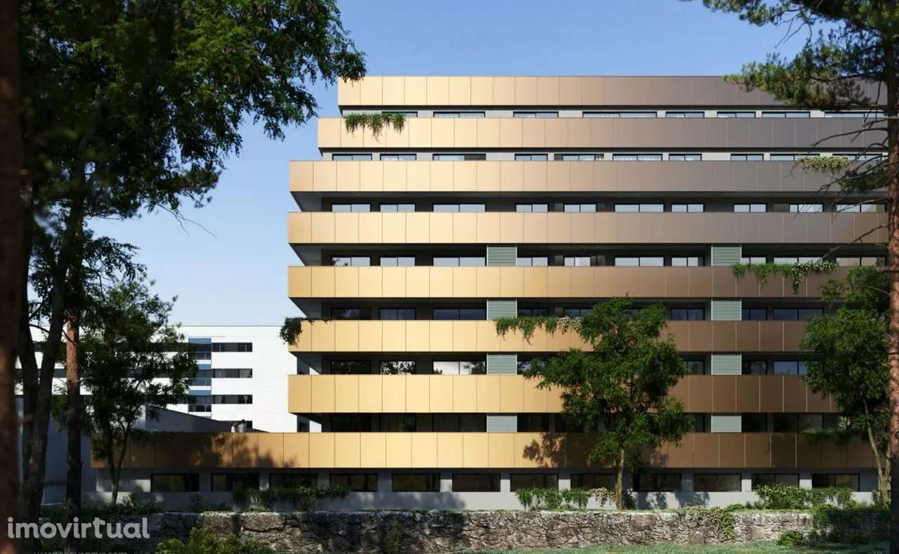 Apartamento T0 Evolutivo Novo, com varanda e Lugar de Garagem -Gaia - Grande imagem: 5/6