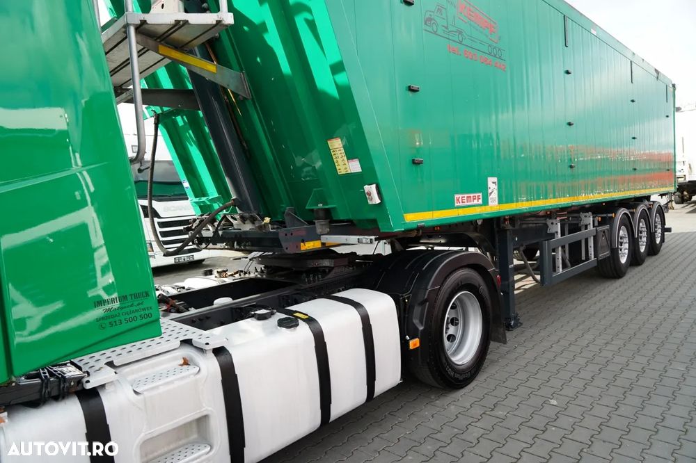 Volvo FH 500 / KIT / HIDRAULICĂ / RETARDER / I-SAVE / I-PARK COOL + BASCOLĂ KEMPF 60m3 / PUNȚĂ RIDICATĂ / 2021 - 8