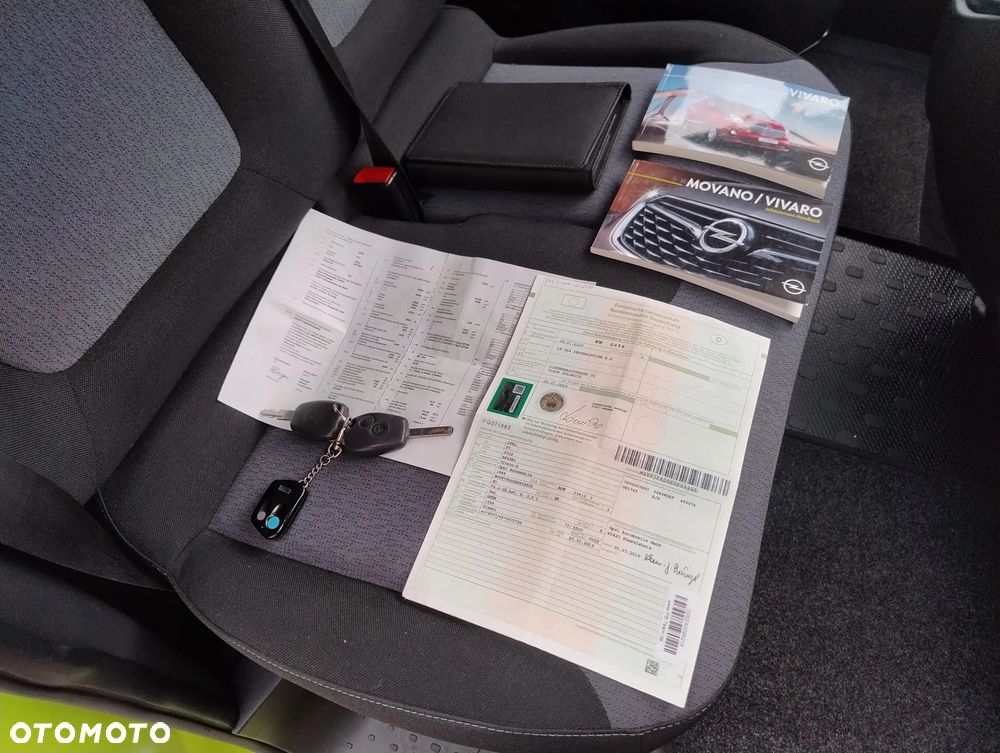 Opel VIVARO 1.6 CDTI (110KM) 6-BIEGÓW (L1H1) STAN SUPER IDEALNY 100% BEZWYPADKOWY LAKIER ORYGINALNY NIE MA RDZY SERWIS KM DO KOŃCA ! ! ! - 40