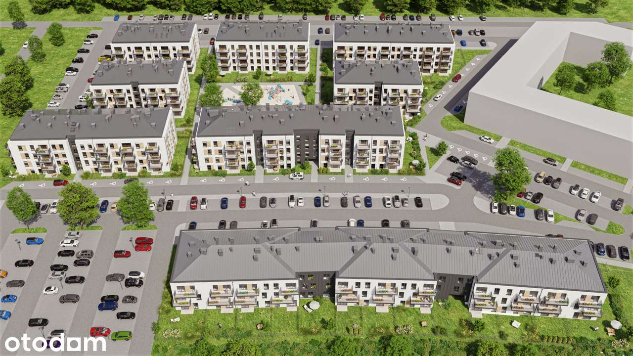 2-pokojowe mieszkanie 50m2 + balkon