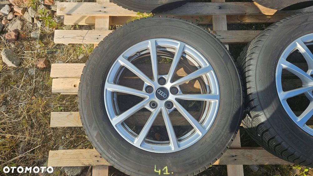 felgi audi a6 c8 4k0601025 7.5x17" et36 opony 225/60 r17 2024rok 6.5mm - 2