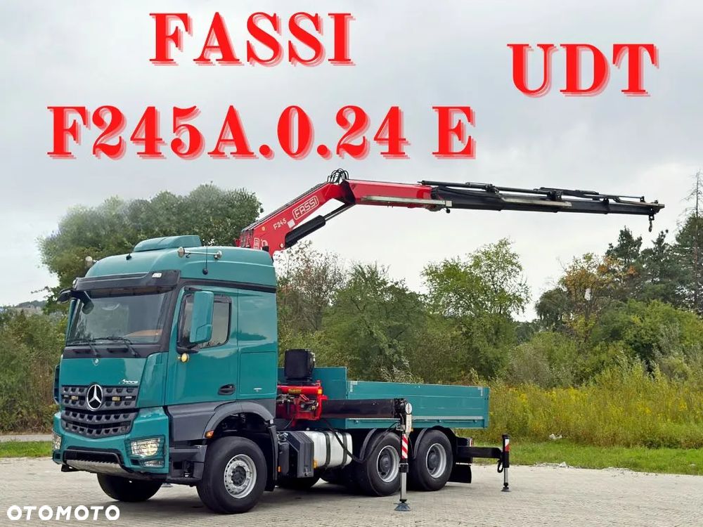 Mercedes-Benz AROCS 2648 * SKRZYNIA 4,05 m * FASSI F245A.0.24 E + PILOT / 6x4 - 1