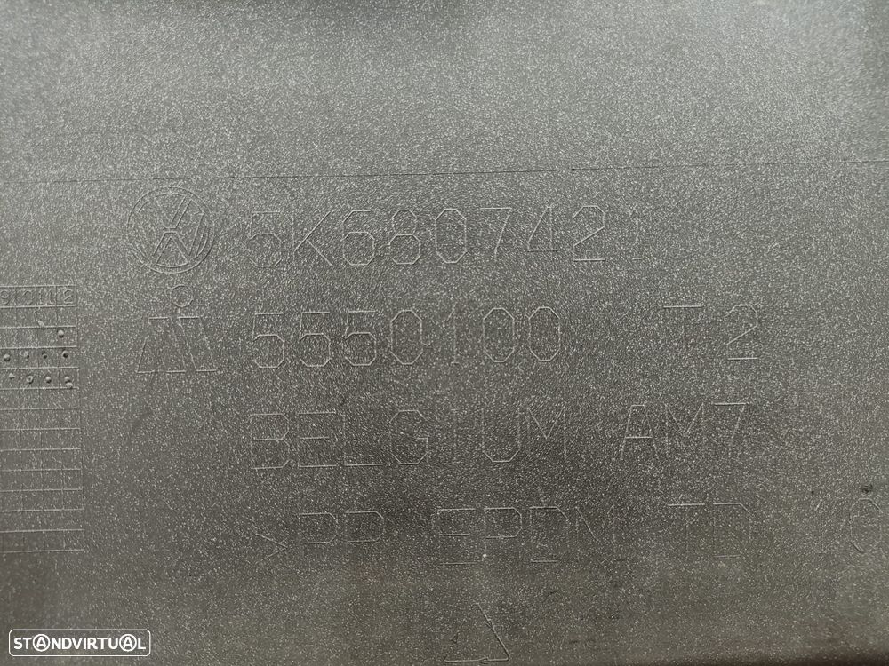 Parachoques trás traseiro original VW Volkswagen Golf VI 6 de 2008 a 2014 - 8