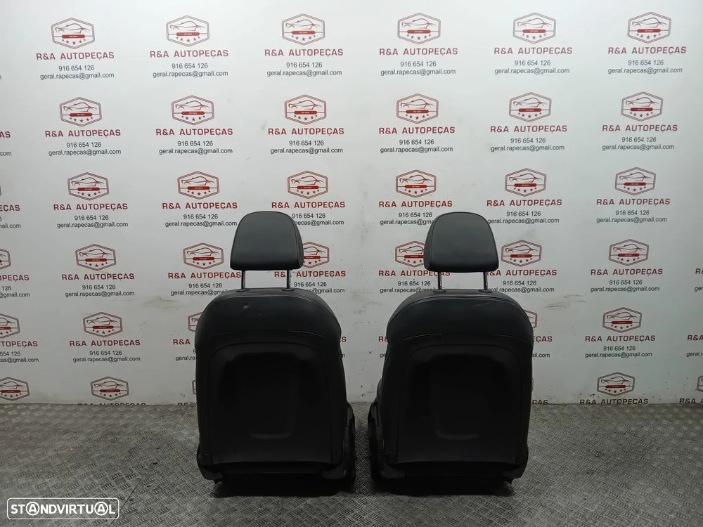 Conjunto Bancos Frente Frontal Trás Traseiro Audi A4 B8 S-Line Carro Sedan em Pele e Tecido Original - 8