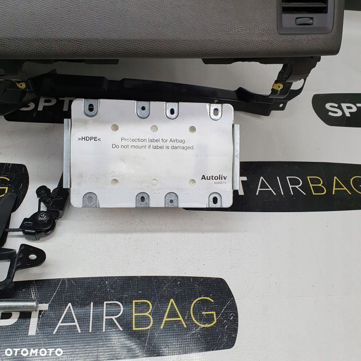 VOLVO XC60 DESKA ROZDZIELCZA KONSOLA KOKPIT PULPIT PODUSZKI AIRBAG AIR BAG PASY DOPINACZE KIT SET - 8