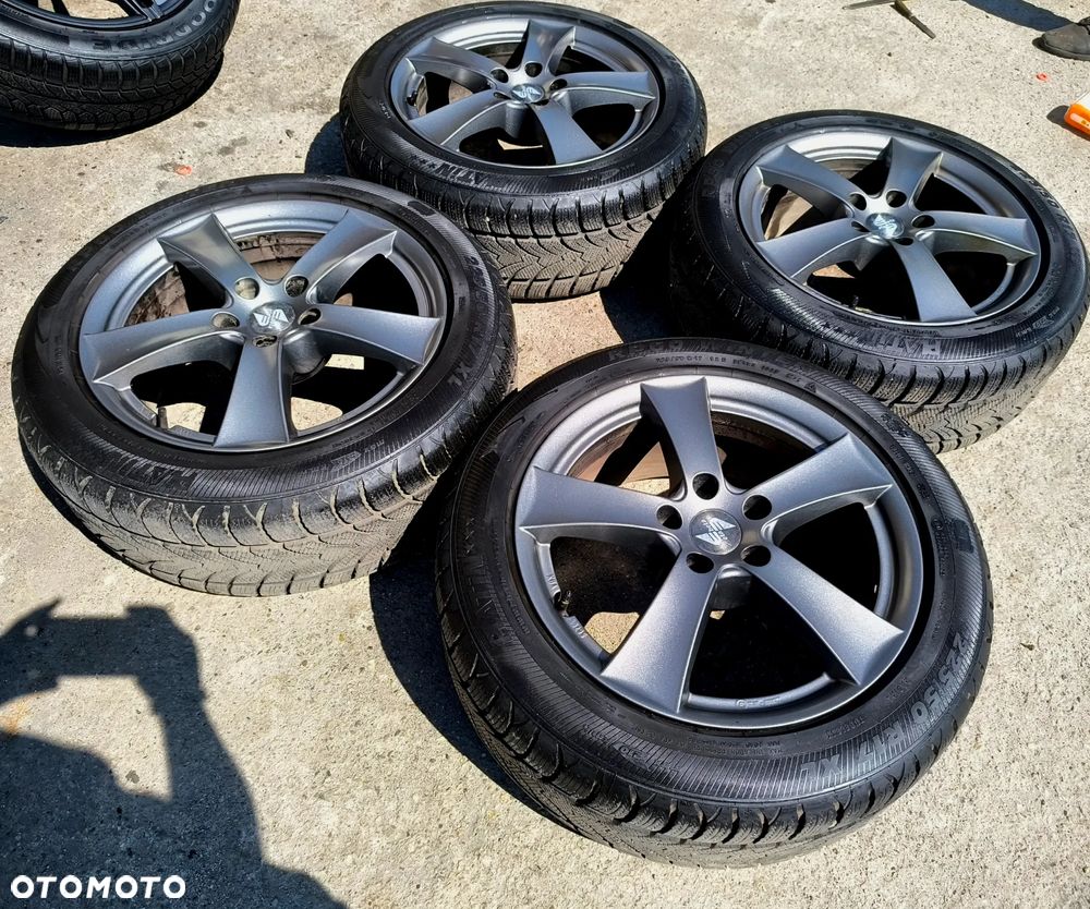 5x112 Alufelgi Felgi Aluminiowe 17 Koła Zimowe Zima AUDI Q3 Q2 A4 B6 B7 B8 A6 C6 C7 SEAT Exeo Skoda Superb Yeti Kodiaq Vw PASSAT Tiguan Mercedes BMW Legnica ALU-RAD 8,5mm J.NOWE 225/50 22r. - 3