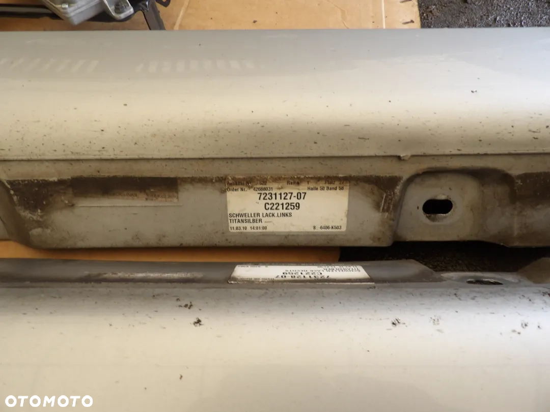 LISTWY PROGOWE PRAWA LEWA BMW F07 5GT KOLOR 354 - 2