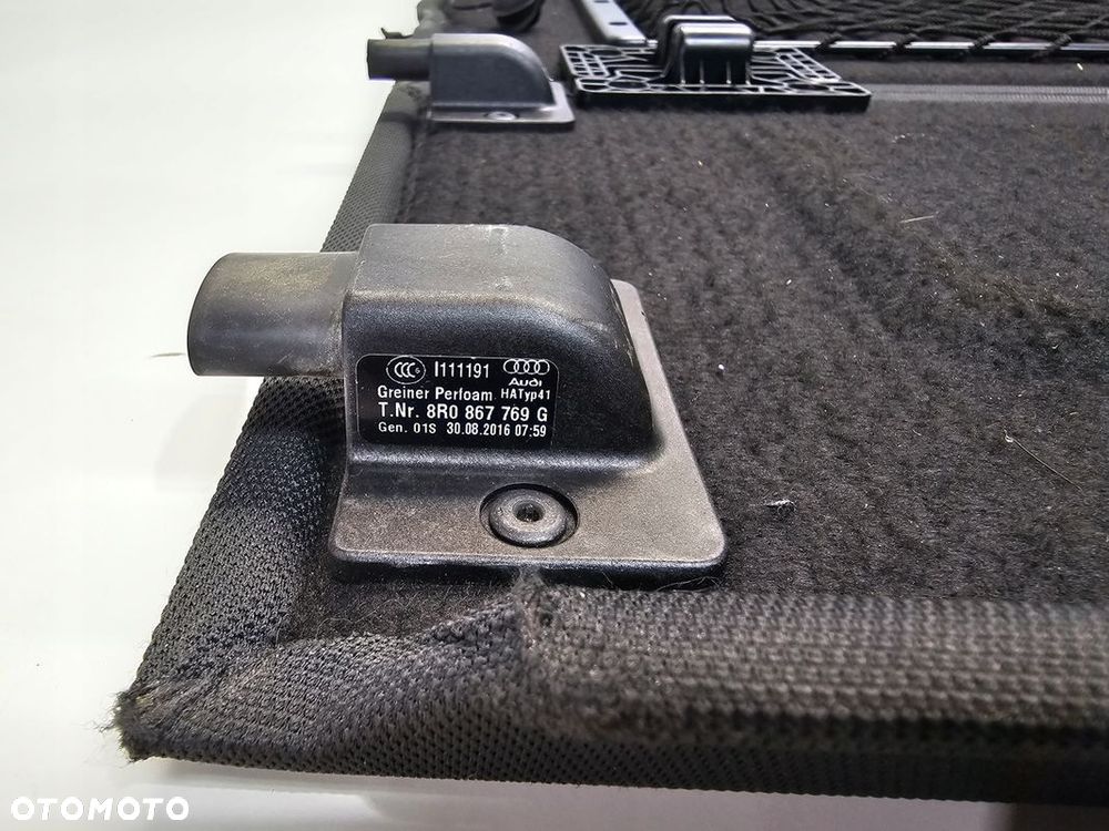 PÓŁKA BAGAŻNIKA AUDI Q5 8R CZARNA 8R0867769G - 11