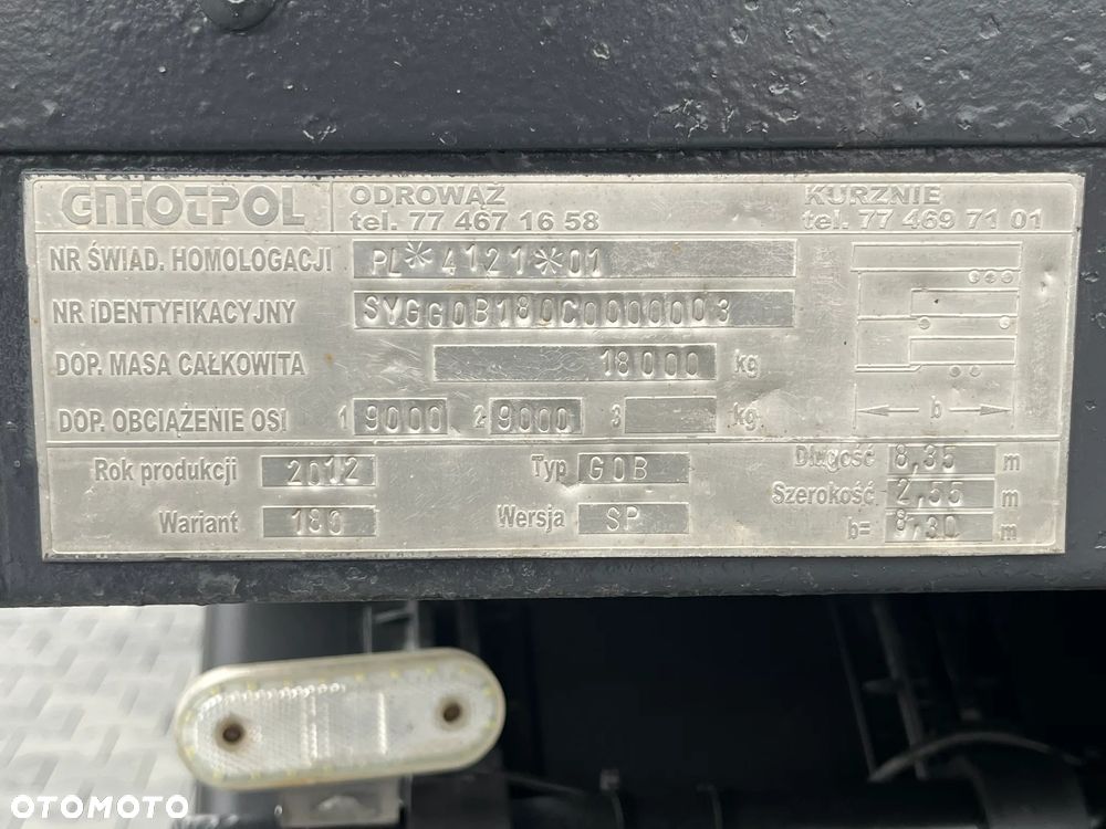 Renault ZESTAW- PREMIUM LANDER 460DXI / 6X4/ HDS HIAB 166 B-3 DUO- 12,5m / NOWE OPONY + PRZYCZEPA GNIOTPOL - 39